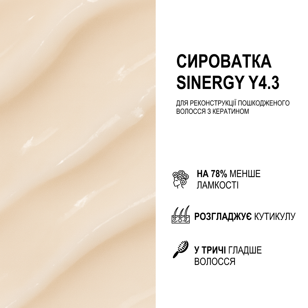 Sinergy™ Набір з кератином для реконструкції пошкодженого волосся серії Y4 MAX