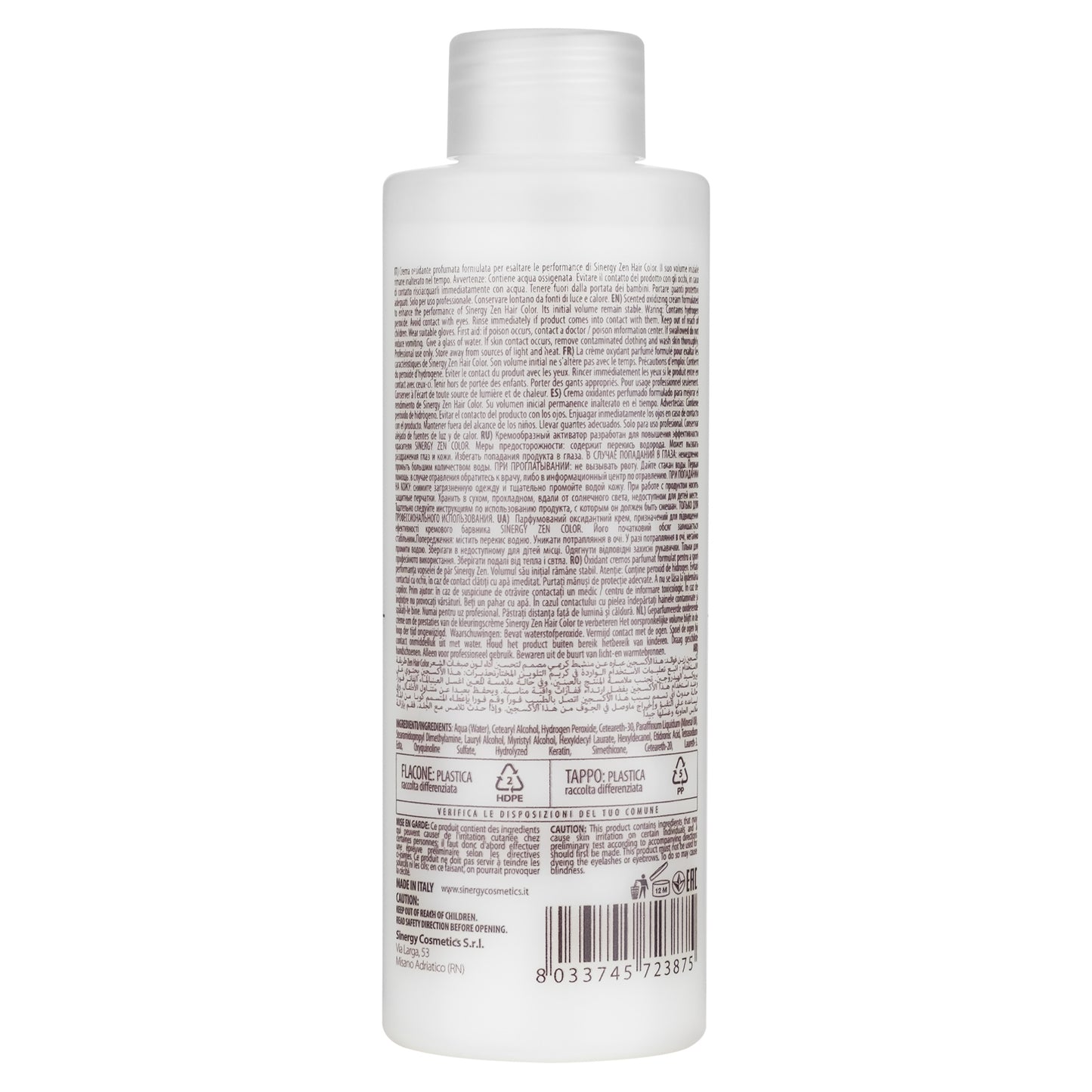 Окисник з кератином 6% ZEN Sinergy 150 мл