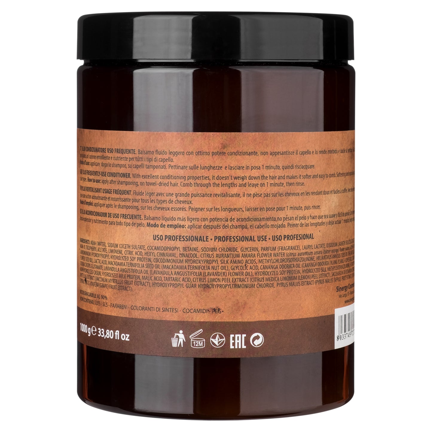 Кондиціонер для щоденного використання B.iO Sinergy 1000 мл