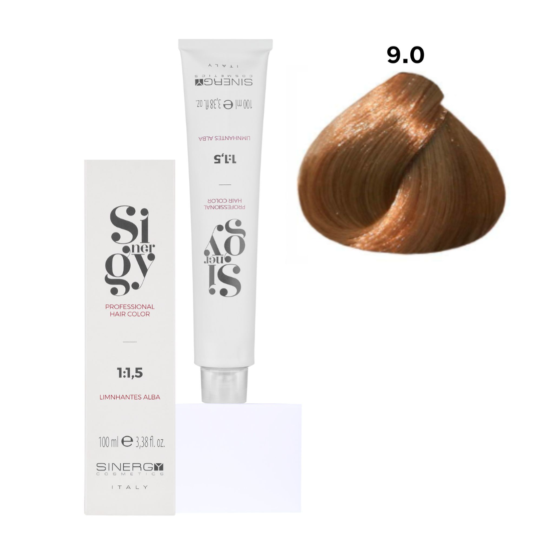 Крем-фарба для волосся Sinergy №9/0 Дуже світло-русявий 100 мл
