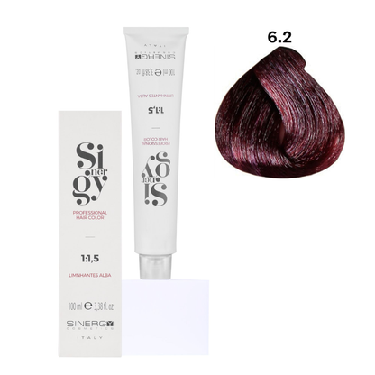 Крем-фарба для волосся Sinergy №6/2 Фіолетовий темно-русий 100 мл