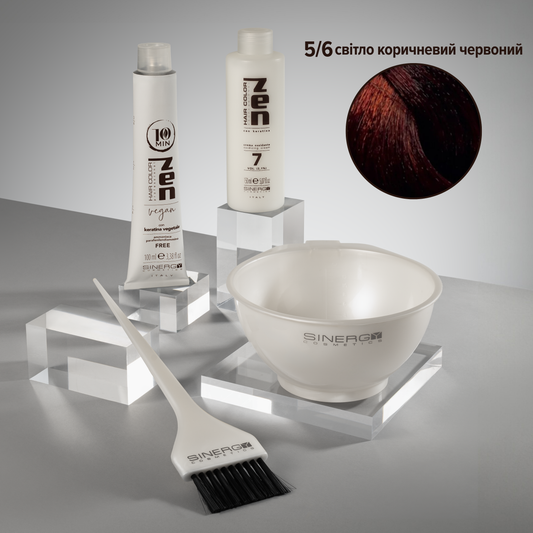 Фарба ZEN Sinergy 10min відтінок №5/6 з набором для фарбування вдома