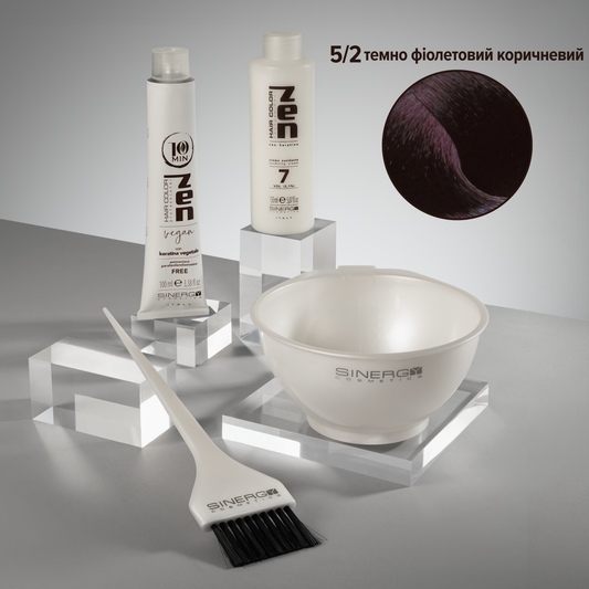 Фарба ZEN Sinergy 10min відтінок №5/2 з набором для фарбування вдома