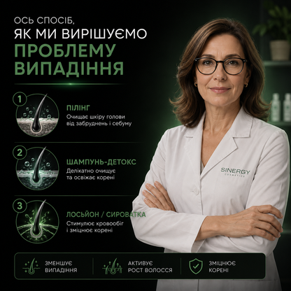 Набір проти випадіння та для активації росту волосся Sinergy